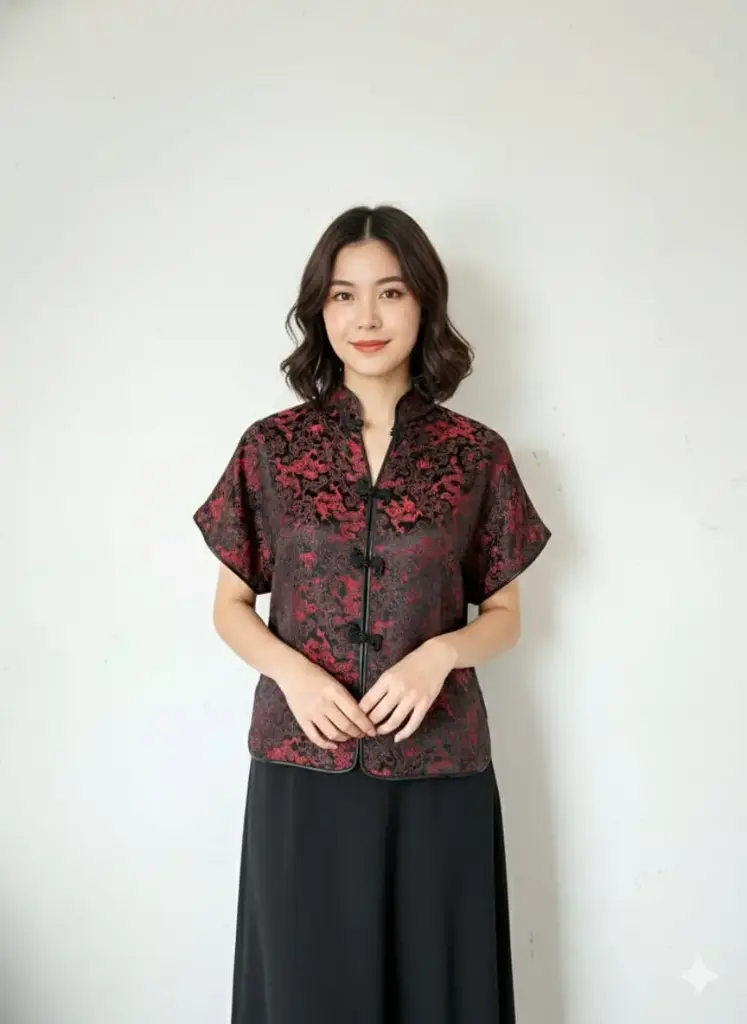 Mandarin Collar Top