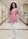 Christmas Cheer Scrub Top