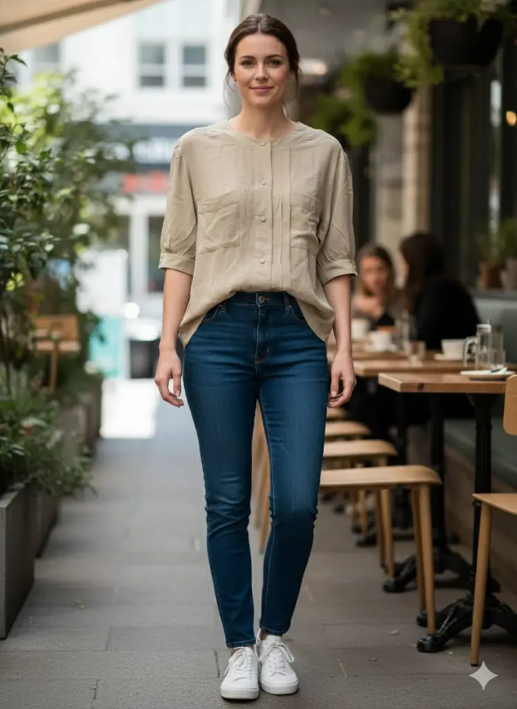 The Pleated Detail Shirt
