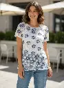 Tulle Floral tshirt