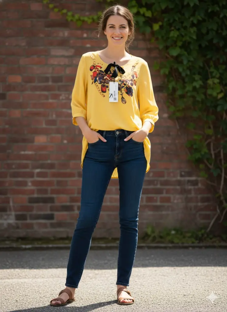 Golden Accent kurti